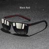 Fashion Vintage Check Pattern Sunglasses For Men Women Fishing Driving Fashion Square Brand Design Sun Glasses UV400 Eyewear