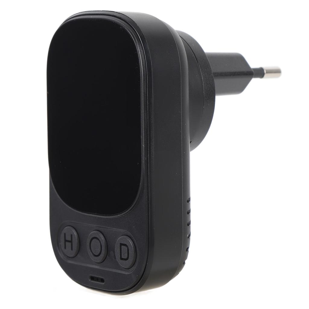 CO Gas Detector AC Plug In Portable CO Detector Device 3 In 1 Temperature Humidity Tester for Home