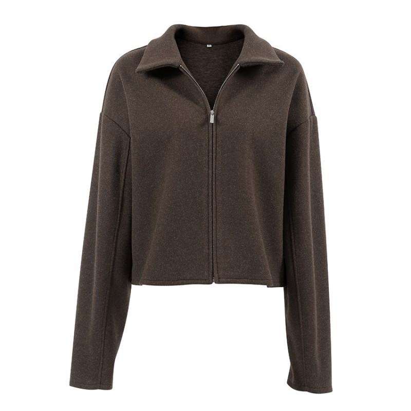 Womens Wool Blend Oversized Coat Winter Thick Warm Turn-Down Collar Jacket Casual Chic Outerwear