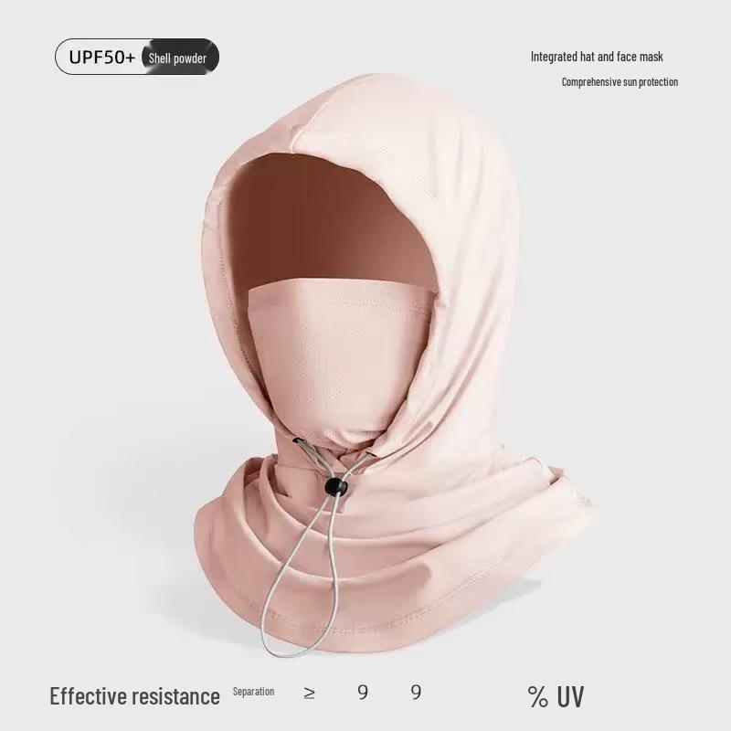 Women's Ice Silk Full Face Mask: UV Protection, Breathable, Ideal for Summer Driving and Cycling