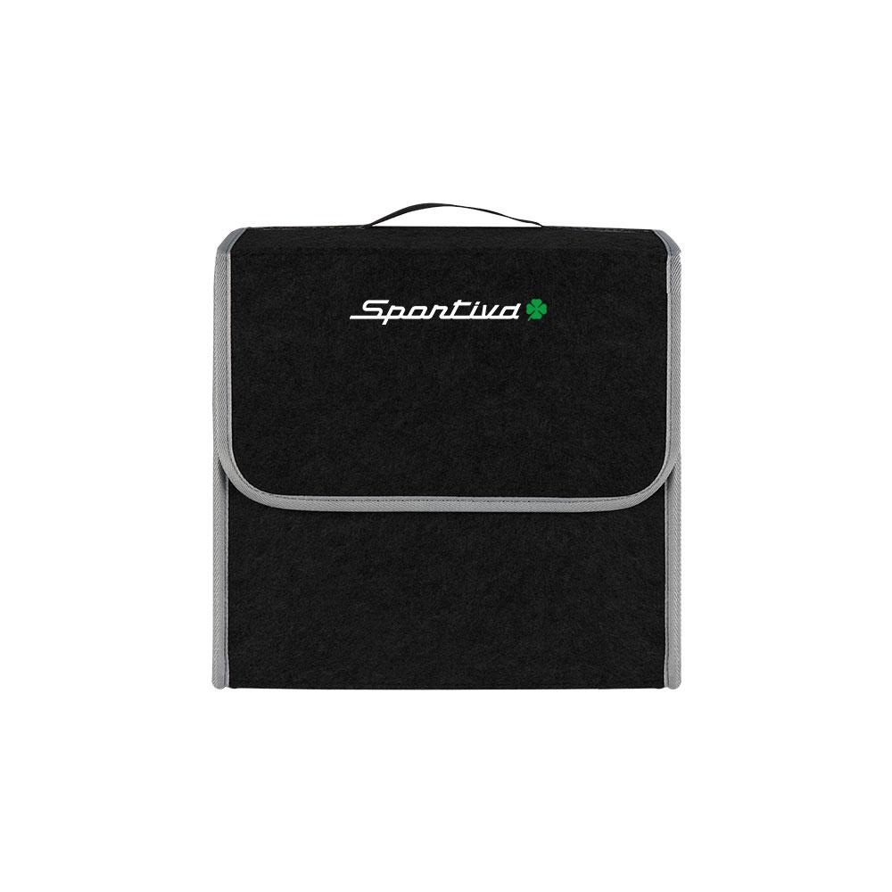 1pc Anti Slip Soft Felt Storage Box Car Trunk Organizer Foldable Box For Alfa Romeo Giulietta GT 159 147 Sportiva Accessories