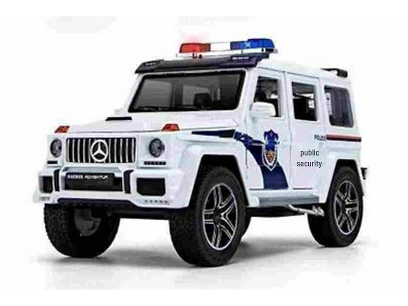 1:24 G63 Alloy Off-Road Toy Car, Six-Doors Open, Light & Sound, Pull-Back Action for Kids