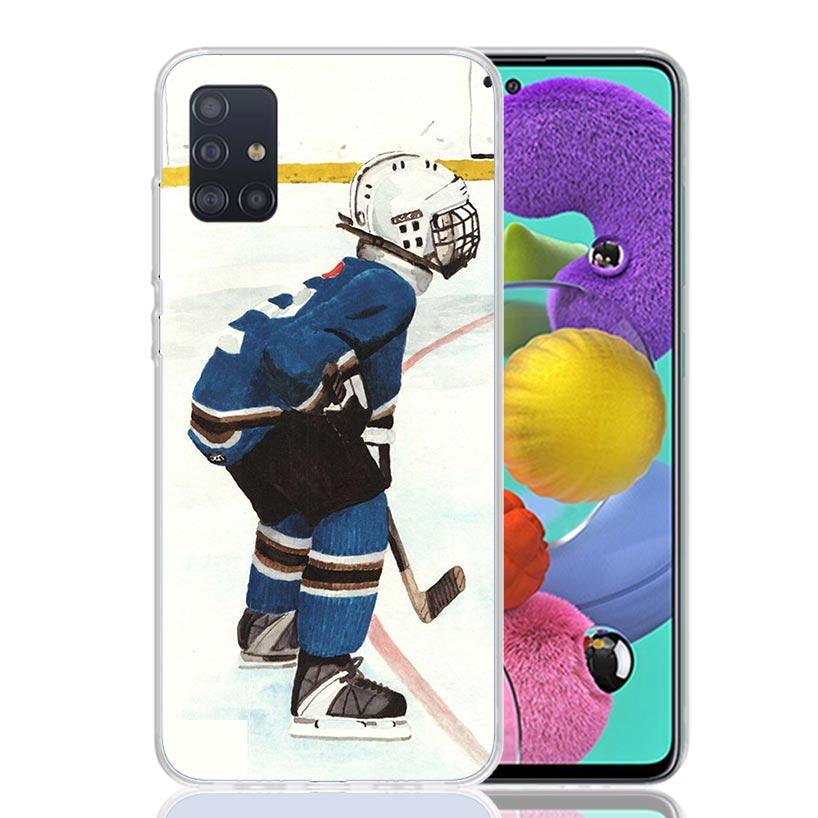 Ice Hockey Rink Sport Phone Case for Samsung Galaxy A52 A51 A50S A12 A22 A32 A72 A10S A30S A31 A71 Note 20 Ultra 10 Plus S10 Gal