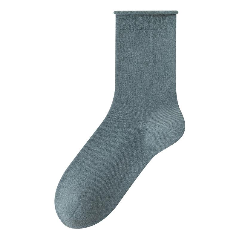 Ladies Winter Thickened Warm Heat Storage Spontaneous Heat 7A Antibacterial Loose Mouth Wool Pile Socks