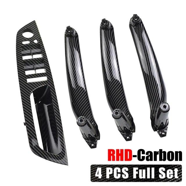 Armlehne aus Kohlefaser für BMW E70 E71 E72 X5 X6 2007–2014, Innentürgriff-Innenverkleidung im Auto, Pull-Trim-Abdeckung