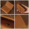 Small Card Holders Clutch Leather Card Holder Fashion Design Men Short Wallet  Travel