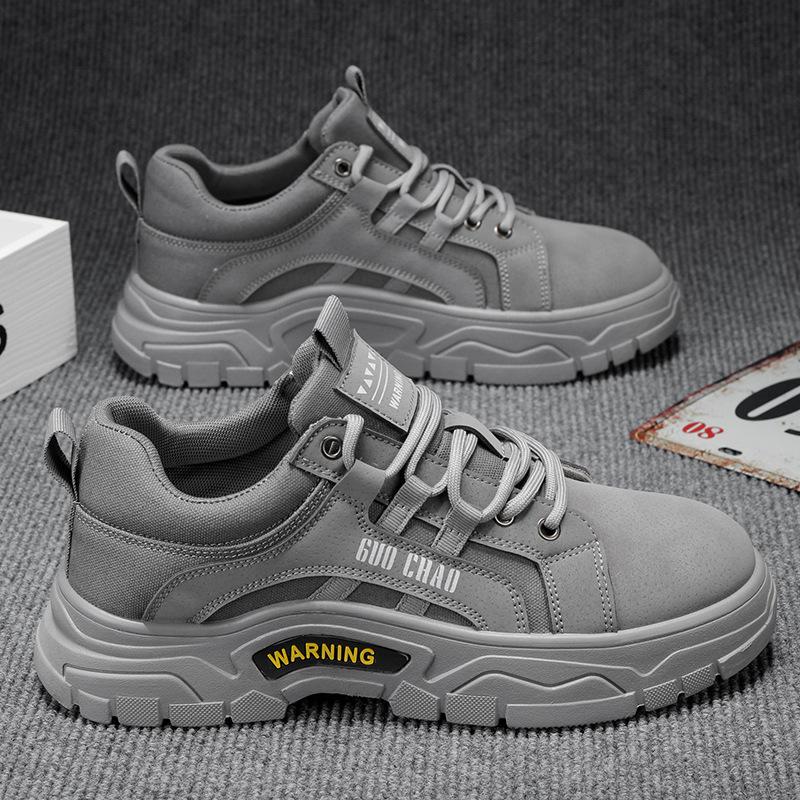 Men's shoes autumn new casual shoes fashion outdoor tooling shoes trend lace-up low-top shoes personalized student sports shoes