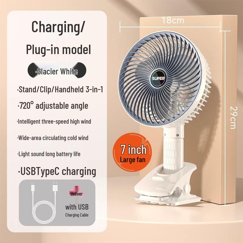 

Ultra-Quiet Portable Mini Desk Fan for Dorms and Offices Standard