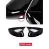 Car  Rearview Side Mirror Cover Fit For VW Golf 8 MK8 R-Line - Wing Cap Rear View Case Trim Carbon Fiber