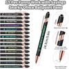15 Pack pirational Pens - Motivational Ballpoint Pens Bulk with Quotes Stylus Tip Black Ink, Funny Pens for Coworkers School Office Supplies, Black