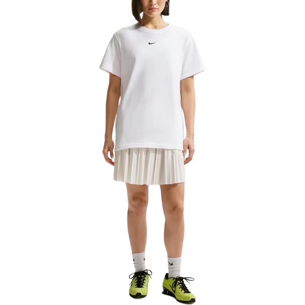 Nike Sportswear Soft Round Neck Pullover Short Sleeve T-Shirt Women Tops IH7602-100
