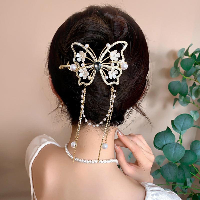 Beautiful Tassel Hair Clip Bundle Head Fixing Clip Hair Clip Bundle Buckle