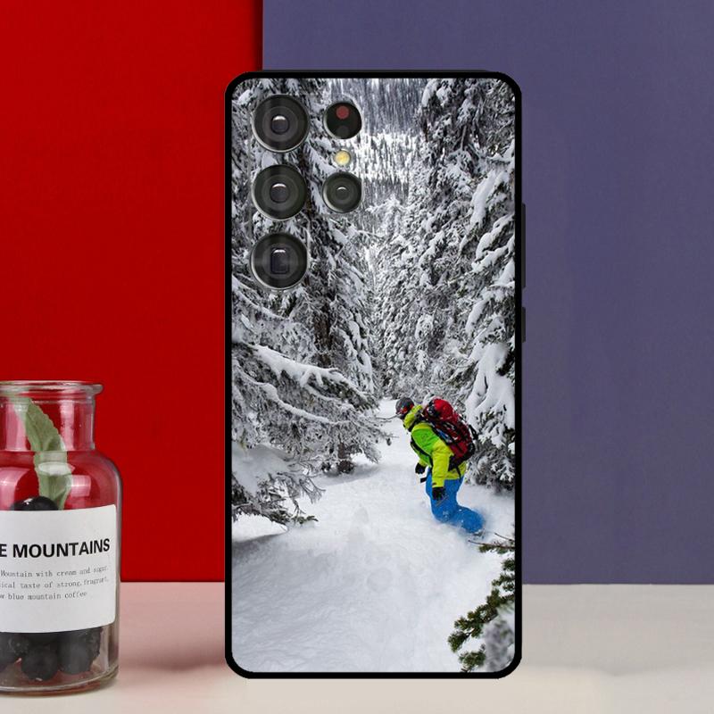 Cool Sports Snowboarding Funda Case For Samsung Galaxy S25 Ultra S9 S10 S20 S21 FE S22 S23 Plus S24 Ultra Phone Cover