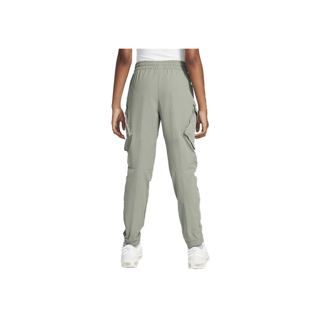Nike Sportswear City Utility Solid Color Elastic Simple Work Casual Pants Kids Pants Dark-Gray FZ4904-053