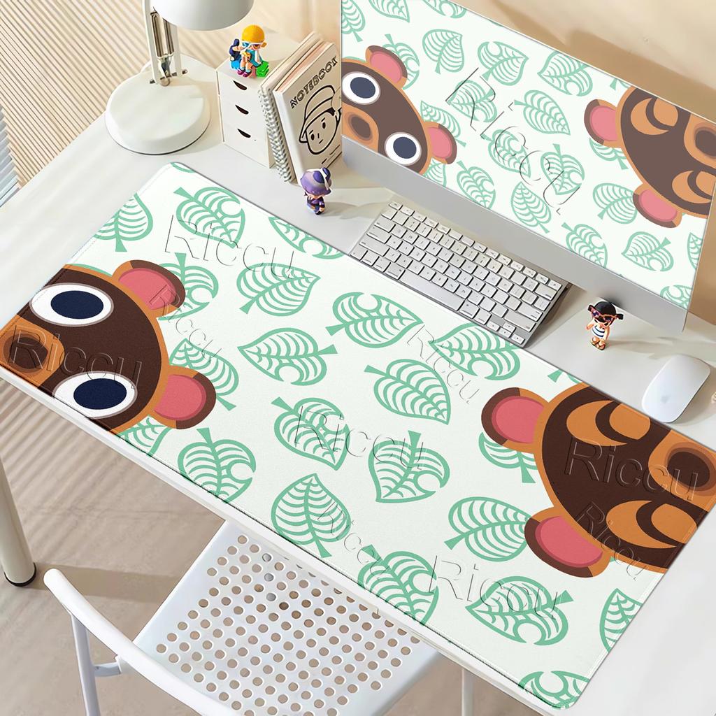 Kawaii A-Animals Extended Mouse Pad C-Crossing Gaming Accessories Mouse Rug Keyboard Mat PC Gamer Desk Carpet Computer Tablepads