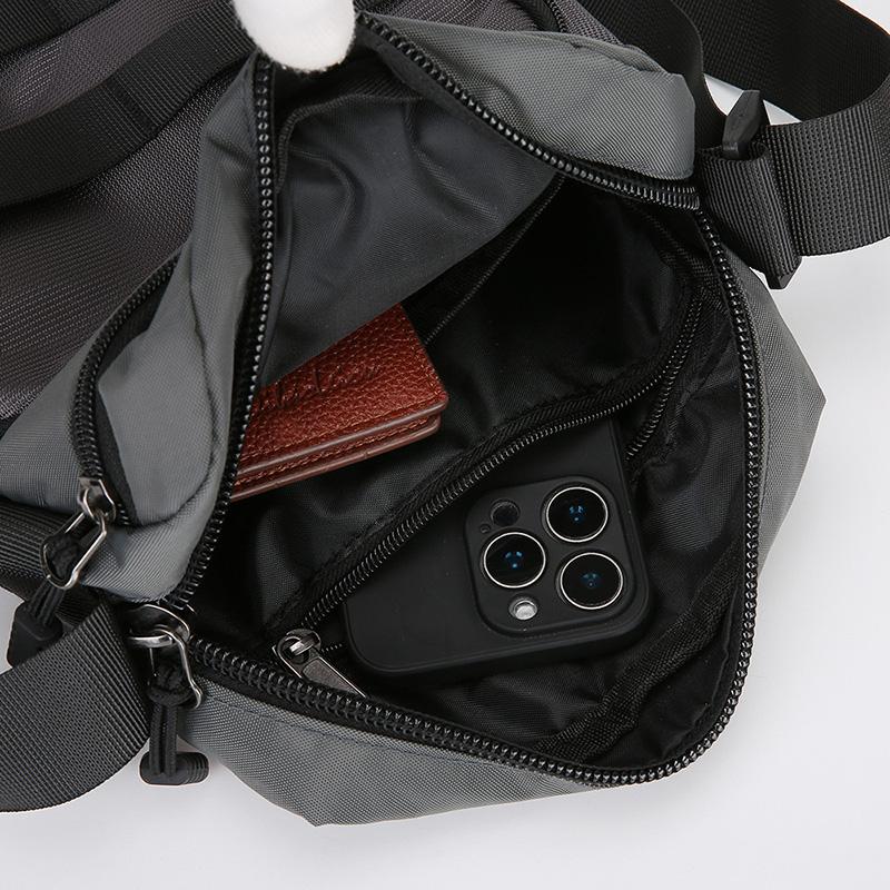 Geantă pentru bărbați Geantă de umăr cu compartimente multiple Geantă de afaceri ușoară Geantă crossbody de călătorie