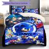Flashy Hedgehog Pattern Bedding Quilt Set Quilt Cover Pillowcase Home Decoration Gift (1 * duvet cover + 2 * pillowcase, without core)