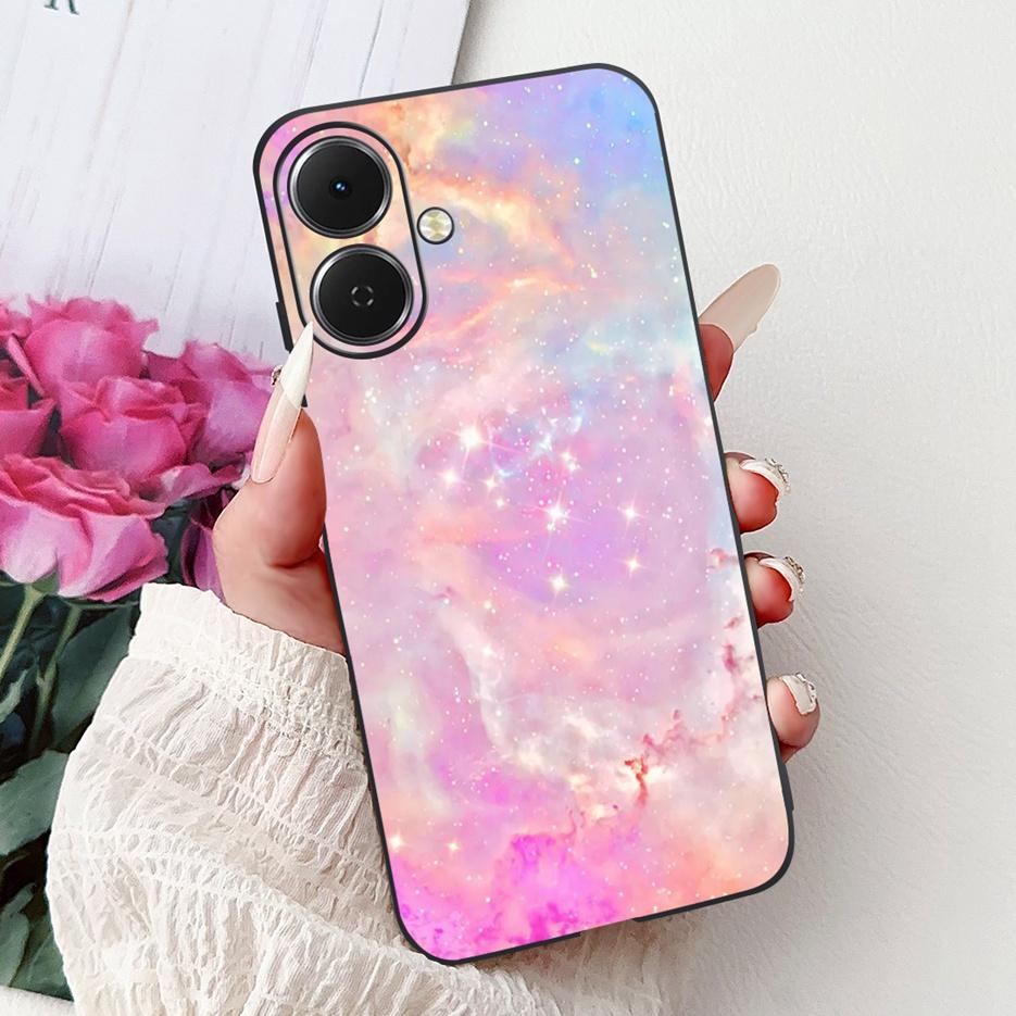 For Tecno Spark GO 2 Case LJ7 Popular Painted Cover 6.67'' Soft Silicone Phone Case For Tecno Spark Go2 SparkGo2 Back Cover Bags