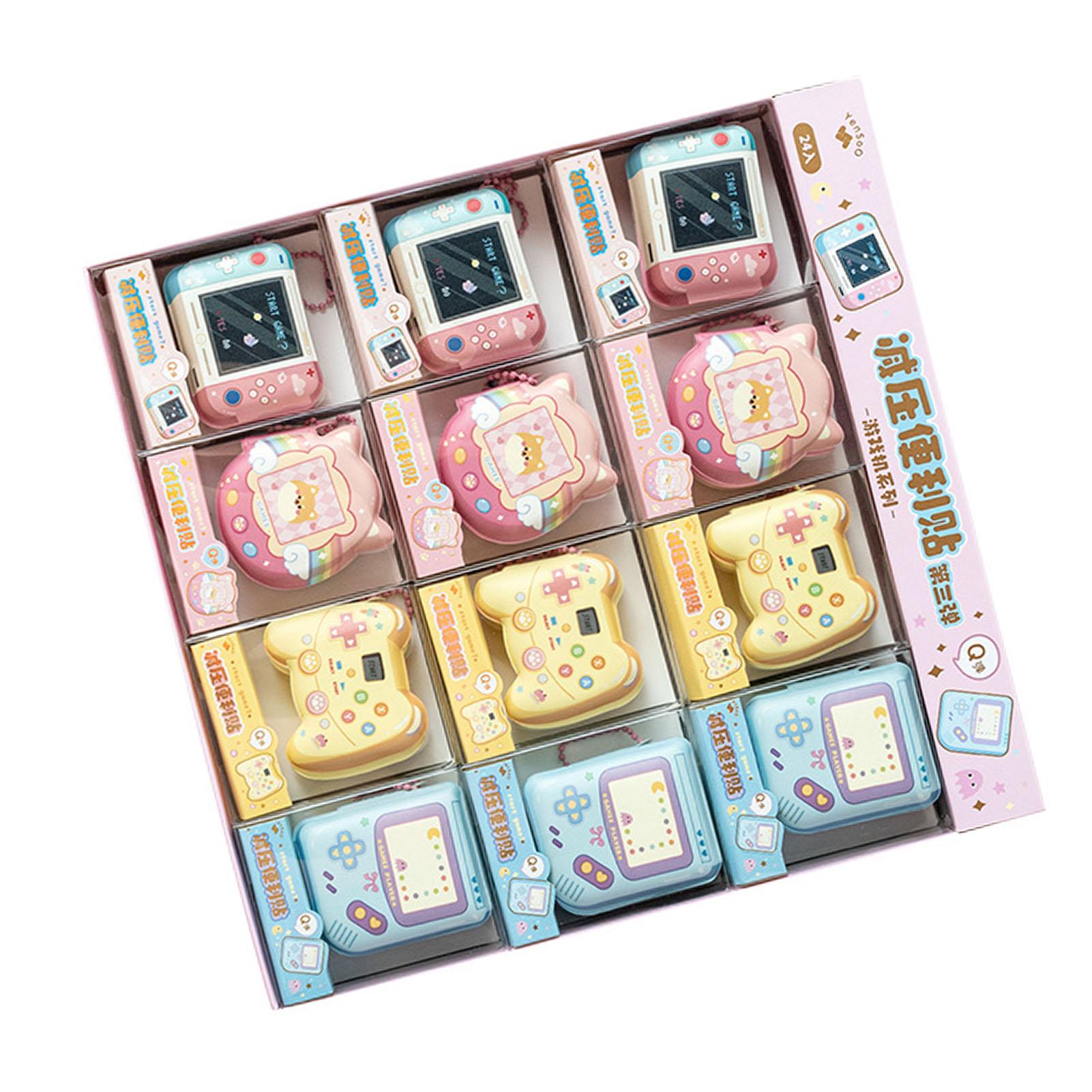 

4 шт. Мультяшные липкие заметки для снятия стресса, с сильной липкостью, ярких цветов, цветные липкие заметки для школы, офиса