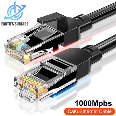 Ethernet-Kabel Cat6 LAN-Kabel High Speed 1000Mbps RJ45 Internetkabel UTP CAT6 Geschirmtes Netzwerkkabel für PC TV PS5 PS4 Xbox