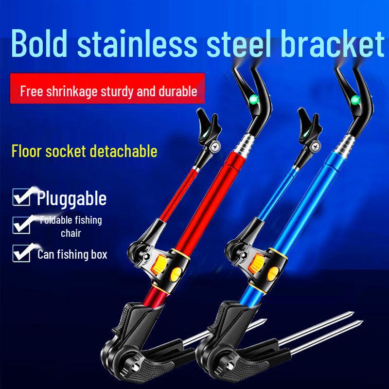Multi-Functional Fishing Rod Holder for Ground or Table Use