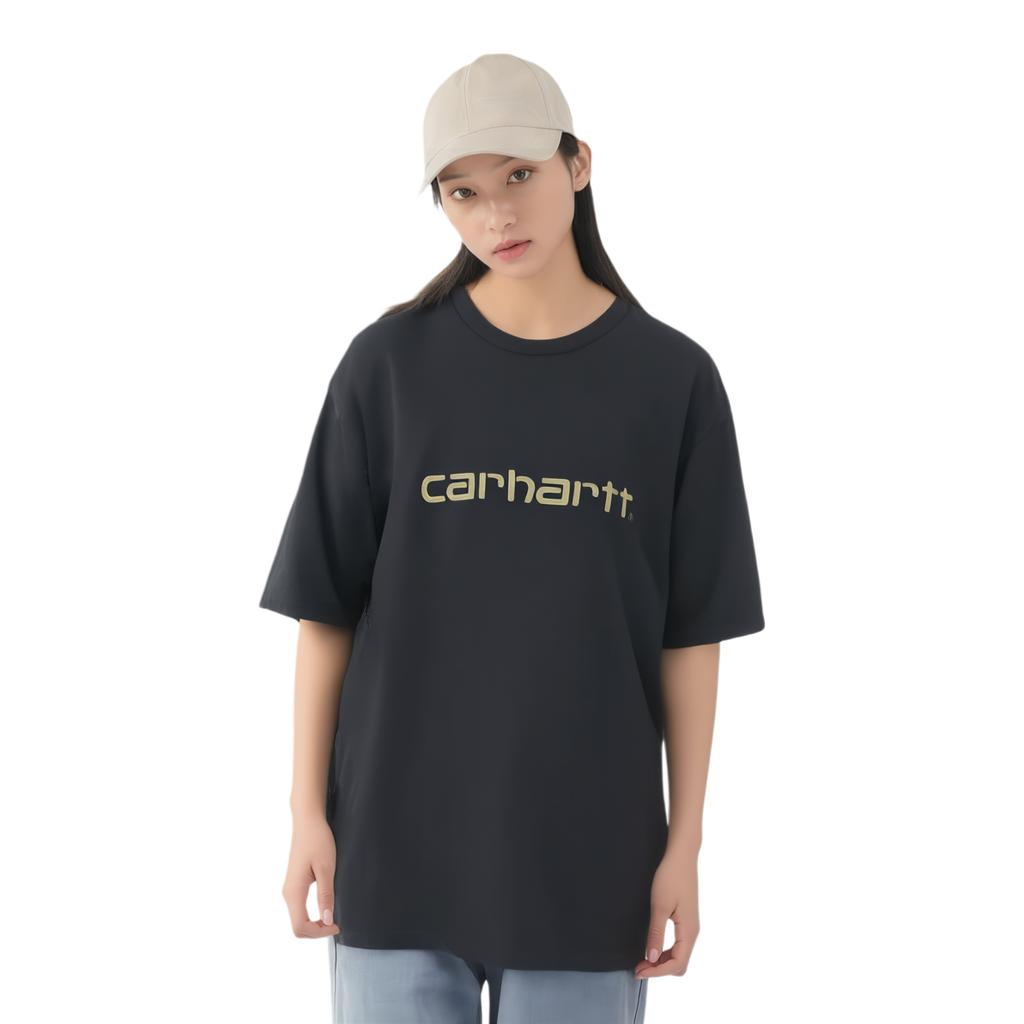 Carhartt WIP Comfortable Logo Letter Round Neck Short Sleeve T-Shirt Unisex Tops I035700-3PL-XX