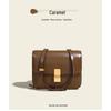 Borsa a Scatola Tofu in Vera Pelle Retrò 2025: Borsa a Tracolla Quadrata di Alta Gamma per Donna - Matrimonio & Moda