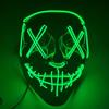 Black Luminous Halloween Mask for Party & Festival