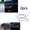 Chrome Rear Fog Light Tail Lamp Cover Trim For 2016-2022 Honda HR-V HRV Vezel