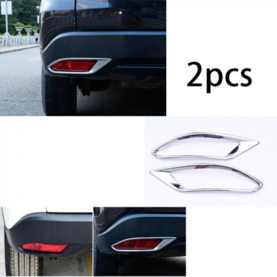 Chrome Rear Fog Light Tail Lamp Cover Trim For 2016-2022 Honda HR-V HRV Vezel