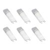 6pcs G9 LED Bulb Energy Saving General Standard Interface 360 Degrees  Heat Dissipation Cold White Light