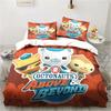 Neues 3D Cartoon Octonauts Bettwäsche-Set Gedrucktes Bettwäsche-Set Mit Kissenbezug Bettdeckenbezug Weich Queen King Size Bettwäsche Zuhause