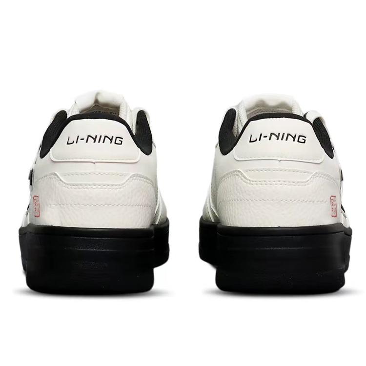 Li Ning Tianji Rutschfest, Abriebfest, Höhensteigernd Niedrig geschnittene Skateboard-Schuhe Damen Ecru AGCU272-6(Team181-)