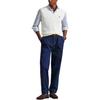 Polo Ralph Lauren FW25 Embroidered Pony Logo Pattern Solid Color Cable Knit Cotton V-Neck Sleeveless Pullover Vest Standard Fit Men Tops 710B13895-001