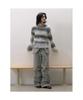 Cotton Modified Skirt Pants Gray