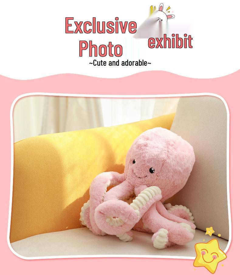 Giant Octopus Plush Toy - Children's Birthday Gift Squid Doll
