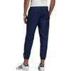 Adidas Originals Trefoil Mesh Pocket Design Elastic Warm Cuffed Joggers Men Bottoms Blue FM3683