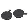 CANSUCC 2pcs Bicycle Disc Brake Pads Resin and Semi Metallic Round Mountain Bike Brake Pads for JAK‑5