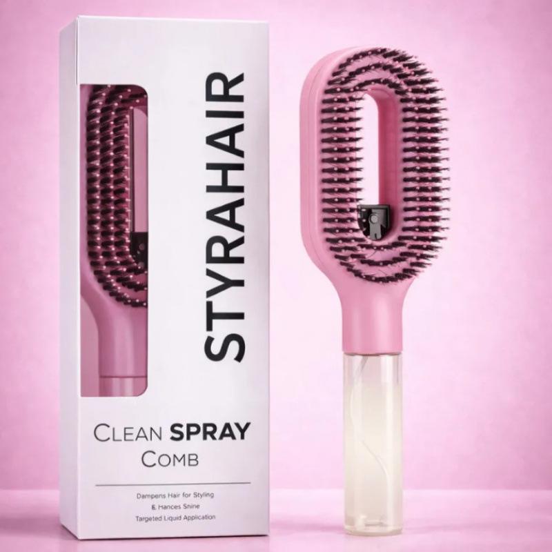 Household Sundries Hair Brush 2-in-1 Hair Mist Brush That Detangles Refreshes and Smooths Hair Comb Hair Massage Brush