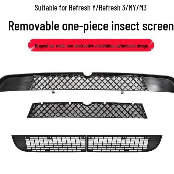 Tesla Model 3/Y Detachable Insect Net & Air Inlet Protective Cover
