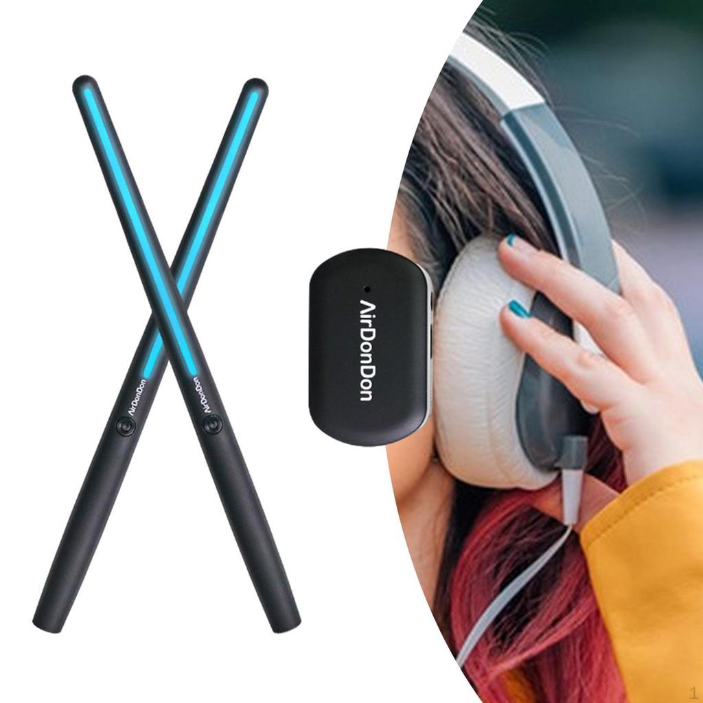 Air Drum Elektronisch Leicht Robust Professionelle Sticks für Anfänger Erwachsene Kinder