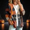 Women's Casual Button-Up Printed Jacket for Halloween Festival