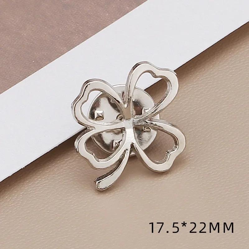 

Mini Brooches for Women Girls Clover Sun Flower Bow Knot Bee Cat Anti Slip Buckle Metal Lapel Pin Wholesale Clothing Accessories