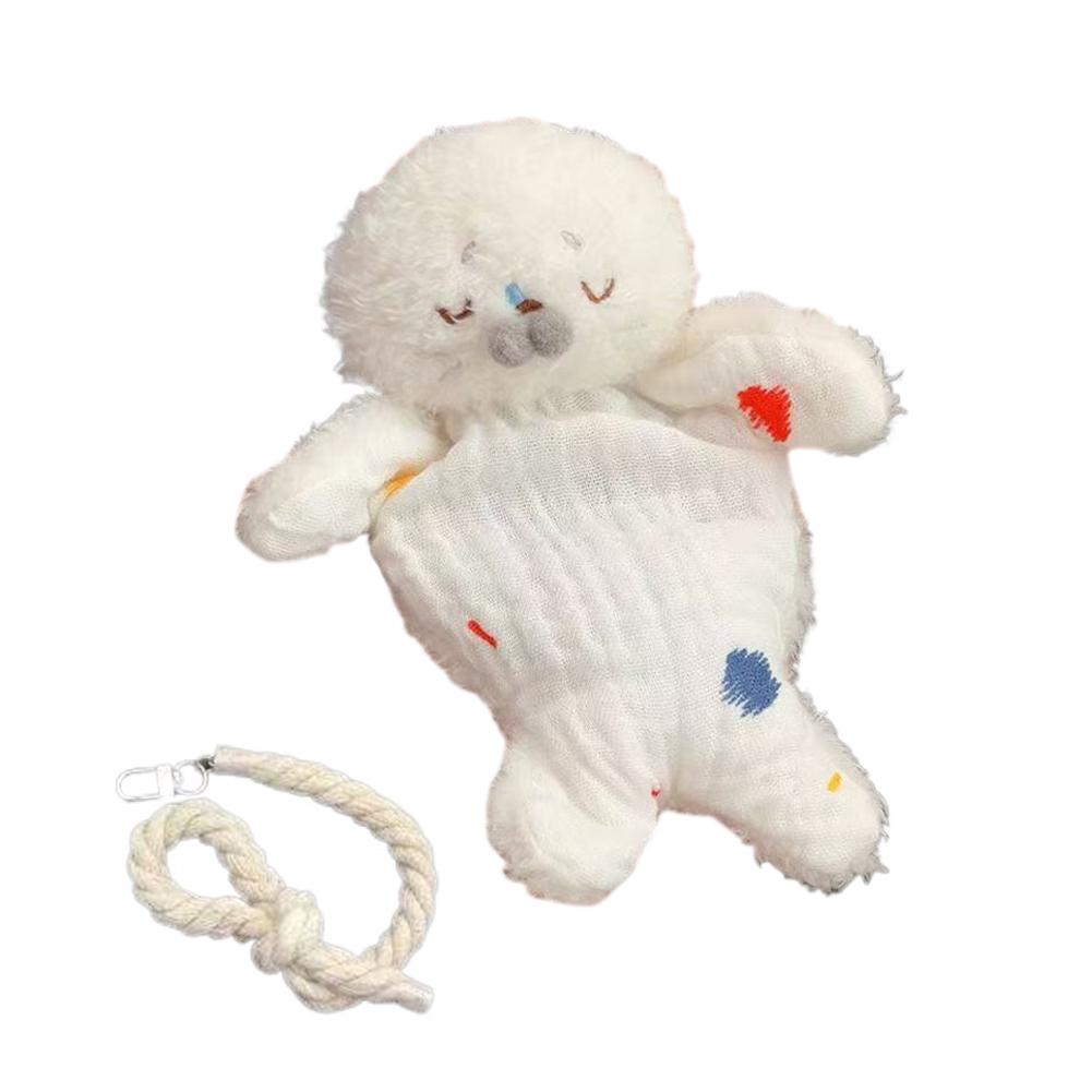 

Плюшевая игрушка для снятия стресса Милый тюлень Бинбэг с подвесной веревкой Забавная сенсорная для снятия стресса и детей