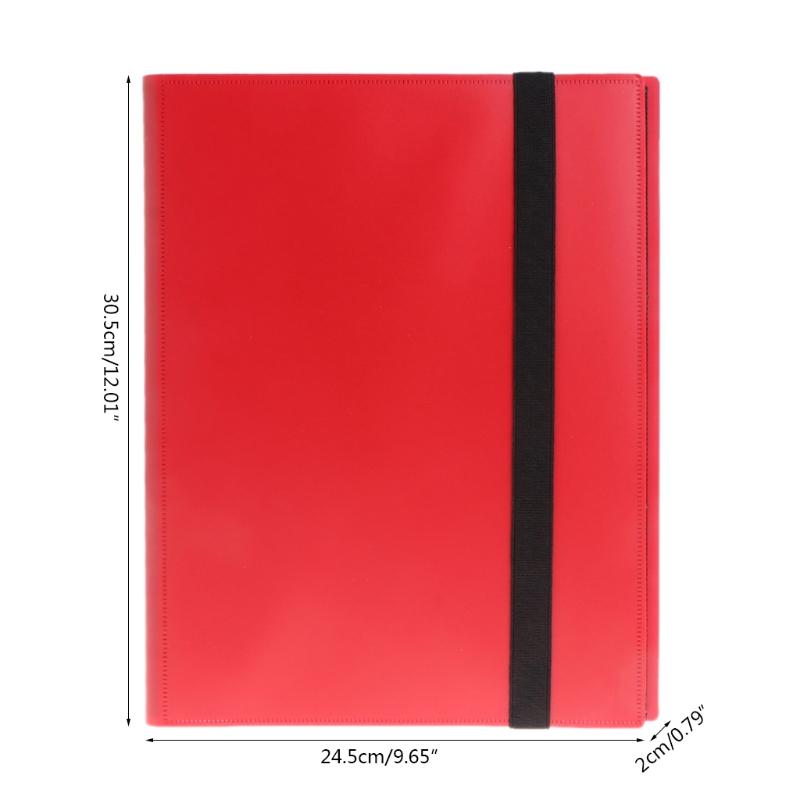 Sammelkarten-Albumordner, 360 Grad Lade-Taschenalbumseiten-Ordner für Karten