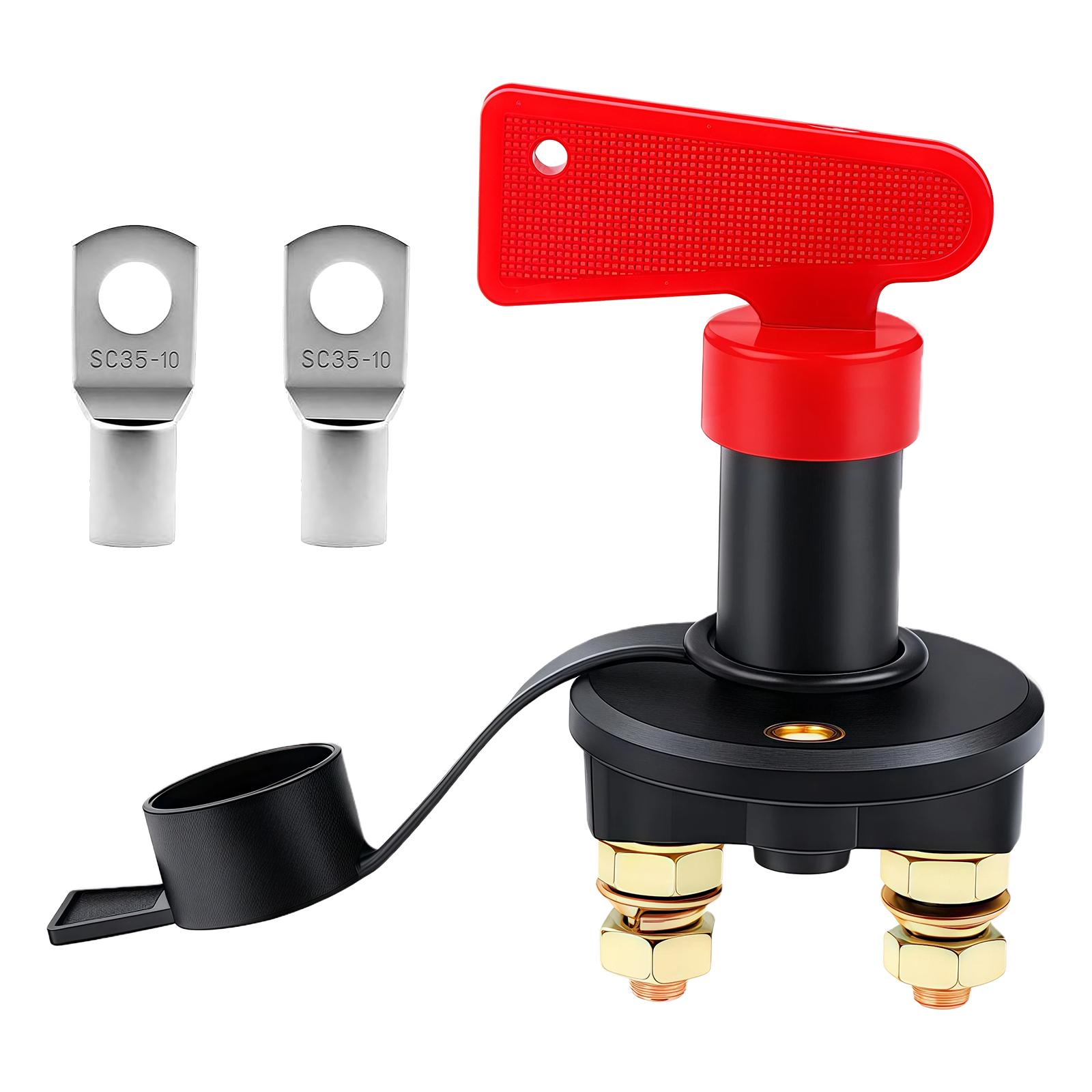 500A Battery Switches Waterproof Design Brass Components For Car Marine Applications Prevents Unwanted Drain