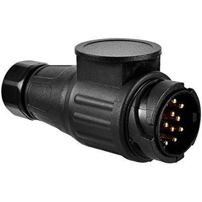 13 Pinli Konnektör 13 Pinli Römork Konnektörü 13 Pinli 12V Römork Adaptörü 13 Pinli Konnektör Adaptörü Çekme Çubuğu Konektörü için Römork Römork Konektörü Mul
