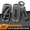 For Jeep Jeep Grand Cherokee Wrangler JK Renegade Patriot Commander Compass Gladiator Wagoneer Car Alloy Key Case Key Bag She