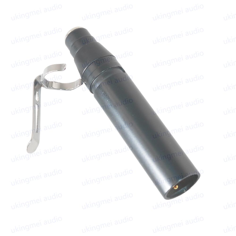 TA4F 4Pin Mini XLR To 3Pin Male XLR Adapter for Shure Condenser Lavalier Microphone Phantom Power 48V Connector Connect To Mixer