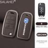 Leather Car Key Case Cover Shell Fob For Changan CS15 Eado Raeton CS35 Plus CS55 CS75 J35 Hunter F70 CS1 CV1 Alsvin Accessories